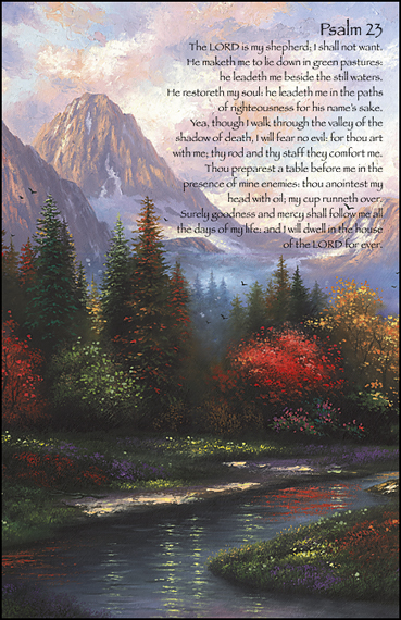 Psalm 23 Mountain Artwork - anchor store